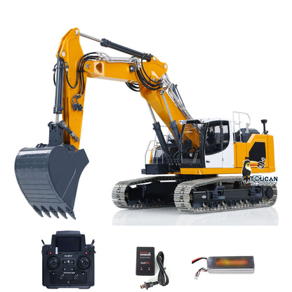 LESU 3-Section Arm Metal 1/14 Hydraulic RC Excavator LR945 Radio Control Diggers PNP/RTR Optional Versions