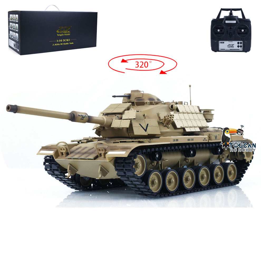 IN STOCK Tongde Model 1/16 RC Battle Tank M60A1 ERA USA Remote Control ...