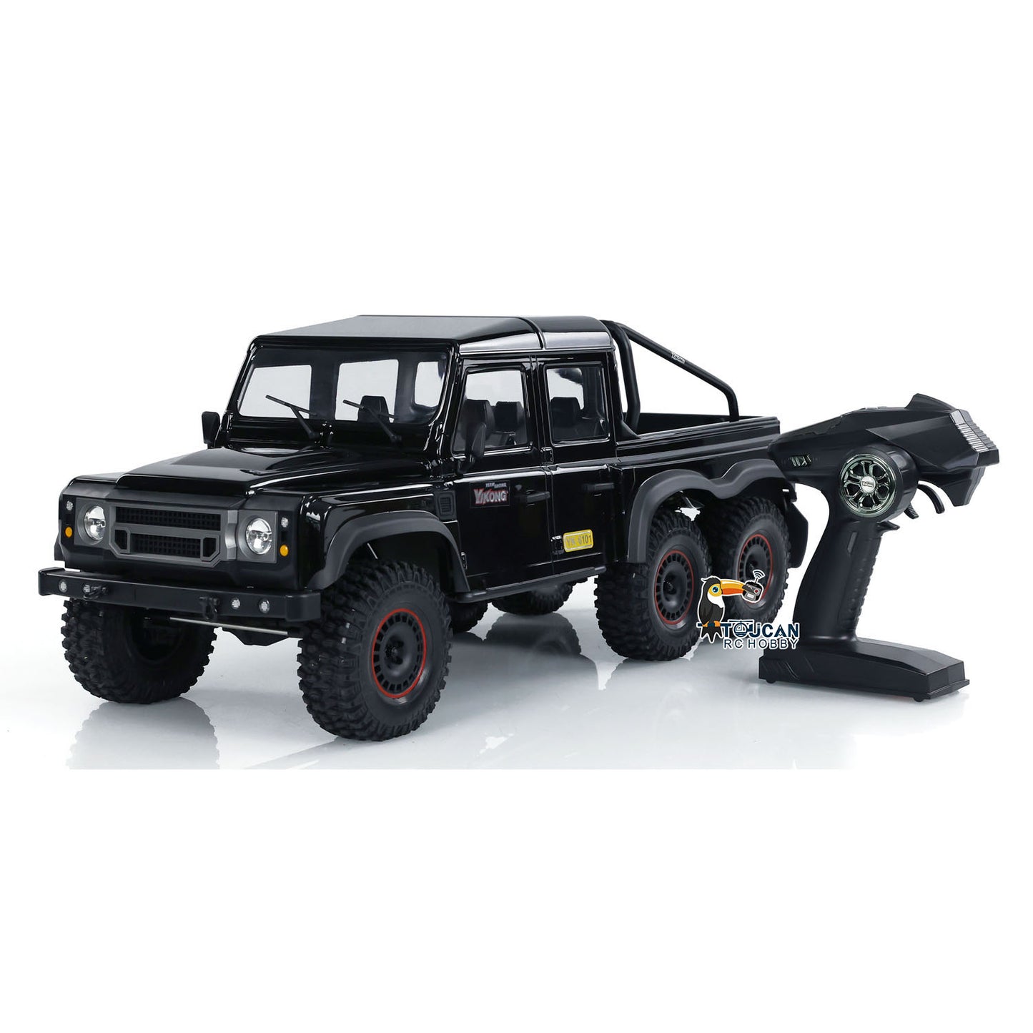 IN STOCK YIKONG 1/10 Crawler 6WD YK6101 Pickup Painted Radio Control Model Cabin Car Shell Metal Chassis ESC Motor Servo Controller Receiver