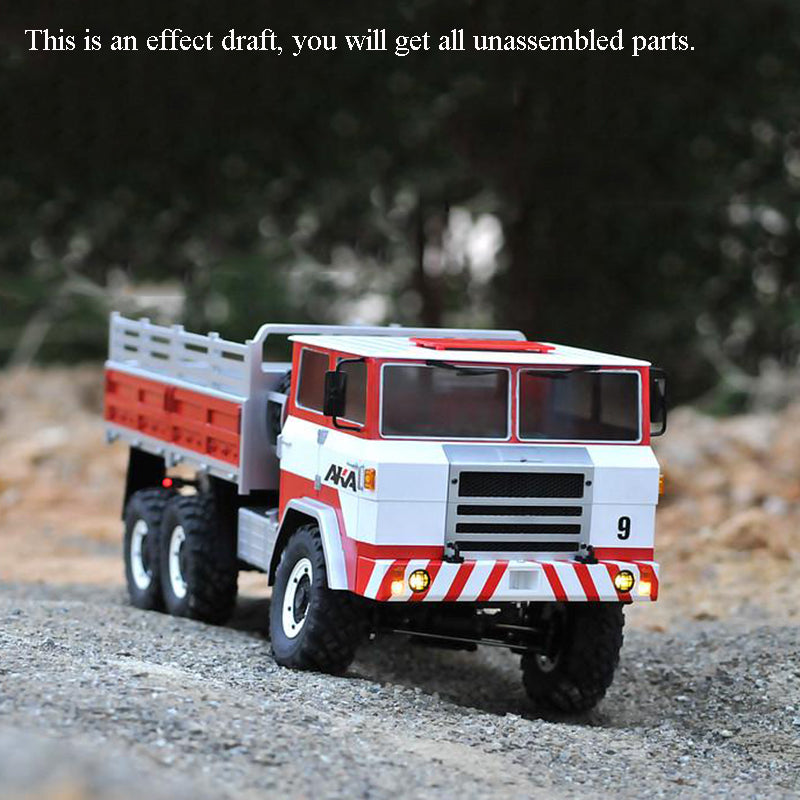 CROSSRC 1/12 Car XC6-B 6*6 Military Truck Off Road KIT Motor Light Car W/O Sound Unassembled 660*253*252MM ESC Servo