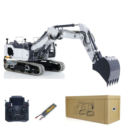 IN STOCK LESU LR945 1/14 3-arm RC Hydraulic Equipment Metal Excavator Remote Control Digger Electric Vehicle Kits PNP RTR Optional Versions