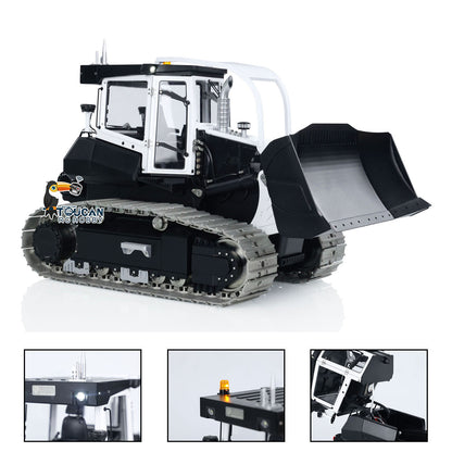 LESU 1/14 RC Dozer Metal Hydraulic Aoue 850K Remote Controlled Bulldozer Models Painted and Assembled ESC Motor Servo Light System