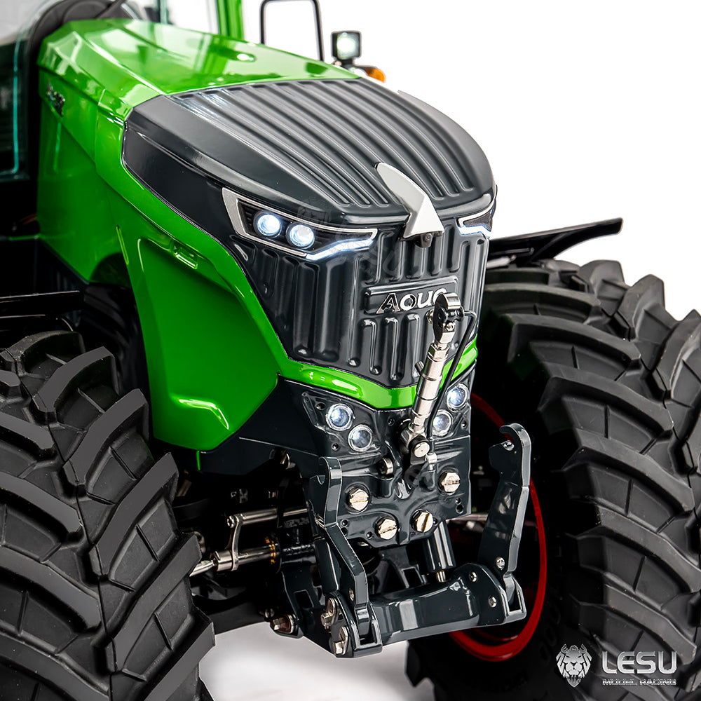 4WD Brand New LESU AOUE 1050 1/14 Metal Hydraulic RC Tractor Radio Control Vehicle Light Sound 4X4 Emulated Agricultural Car Hobby Models