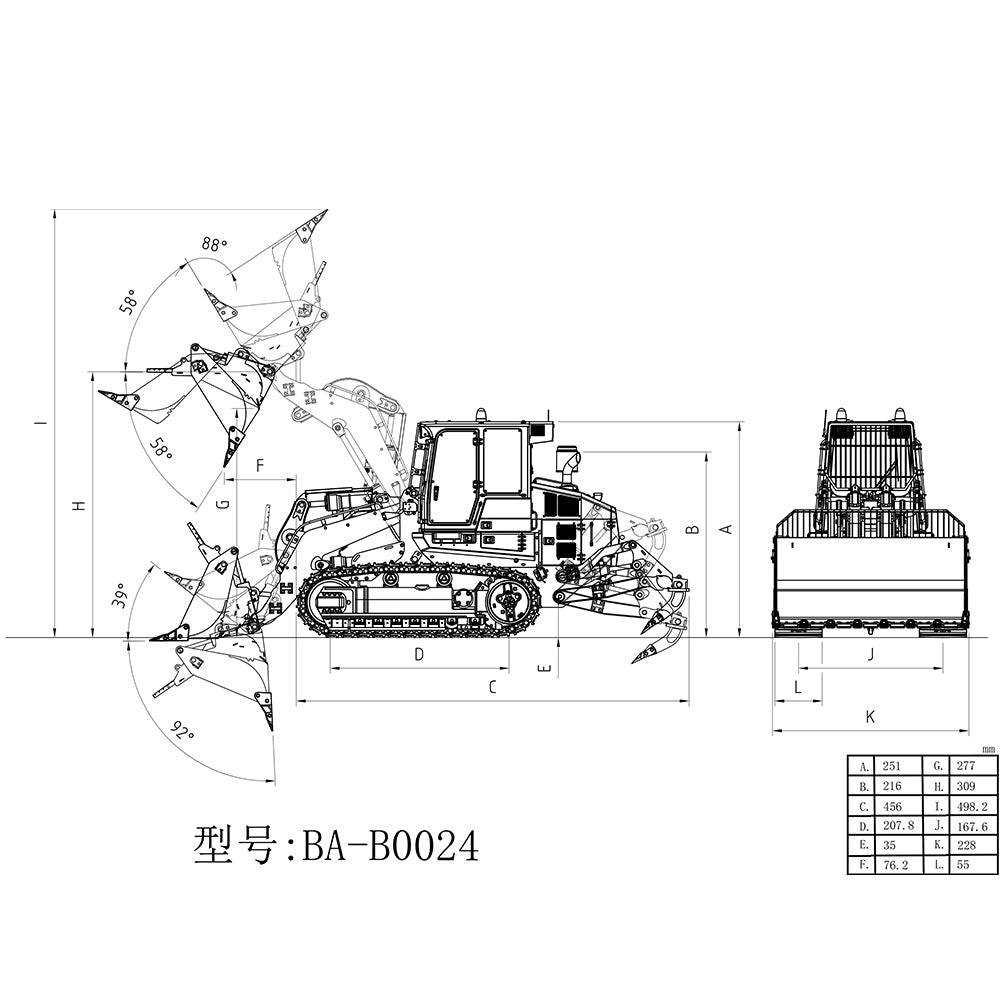 IN STOCK 1/14 LESU 973K RC Hydraulic Loaders Upgrade Version Tracks Car Model Kit/PNP RTR Simulation Vehicle DIY 626.7*228*266mm