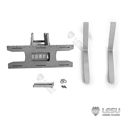 Metal Hammer Grab fork Tiltable Openable Bucket Upgraded Aparts for LESU 1/14 RCHydraulic Excavator B0006 AOUE ET35 Model