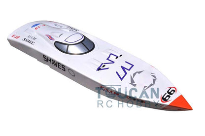 G26IP1 26CC Blue Red White Painted Gasoline KIT RC Racing Boat Hull for Advanced Player DIY Model Adult Toy Present 1280*340*245mm