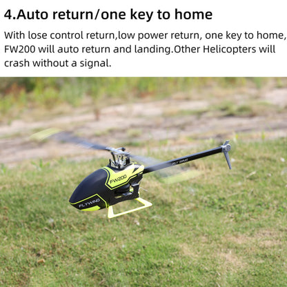 TOUCAN RTF FW200 Smart RC Helicopter FLYWING Remote Control Aircraft GPS Drone Plane Hover Painted and Assembled 51*27*15CM