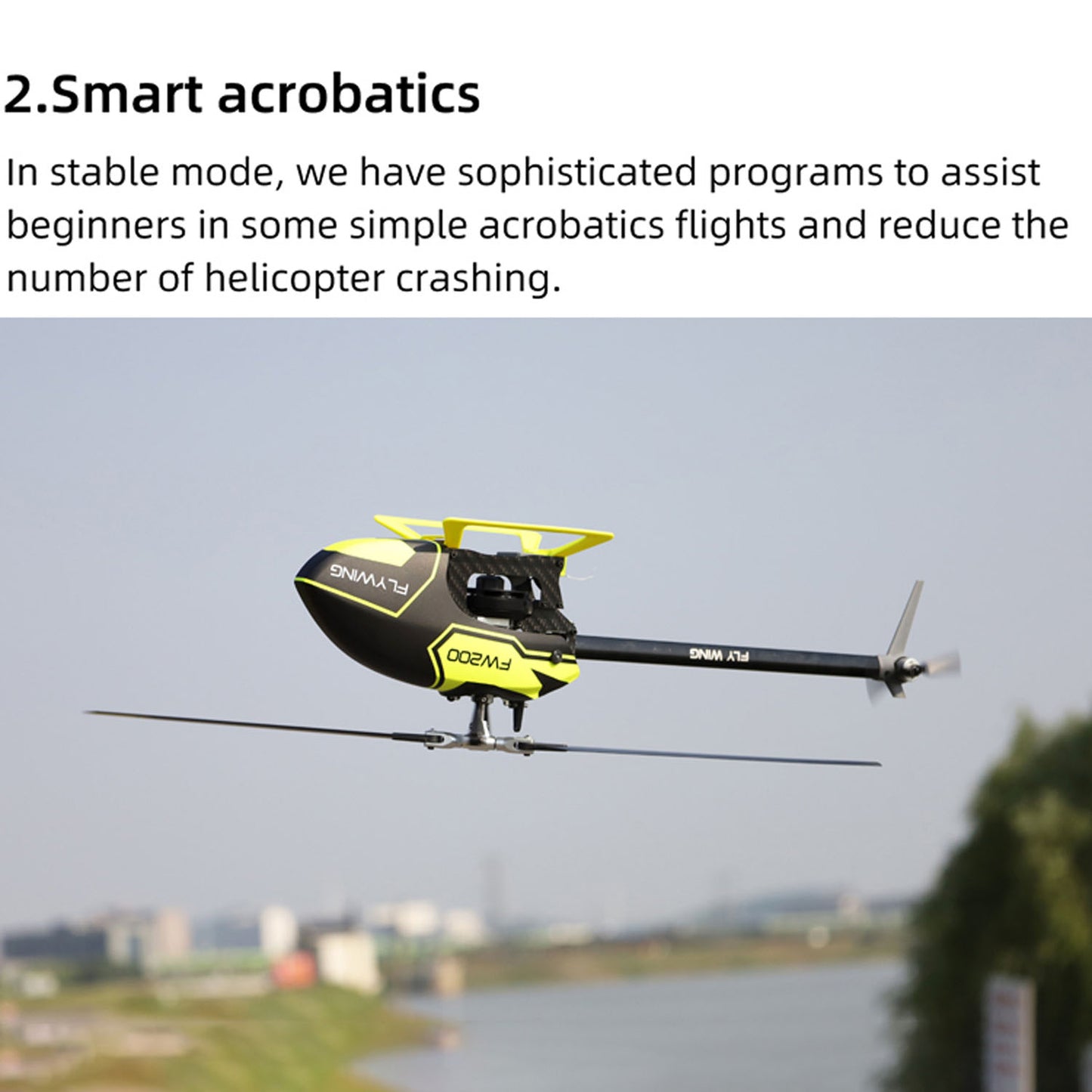 TOUCAN RTF FW200 Smart RC Helicopter FLYWING Remote Control Aircraft GPS Drone Plane Hover Painted and Assembled 51*27*15CM