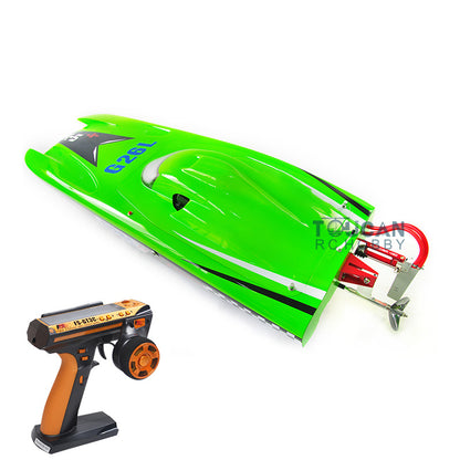 G26L 26CC Fiber Glass Gasoline Racing ARTR-RC Boat DIY Model Dendroaspis Polylepis Radio System Servo 50km/h 1170*380*250mm Gift