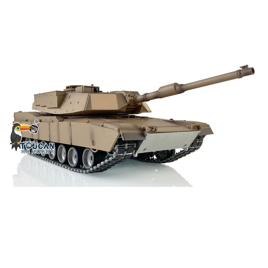 HengLong 1/16 RTR RC Tank 3918 M1A2 Abrams Full Metal Assembled Chassis TK16 Mainboard IR Ver Open Fire Smoke 360 Turret
