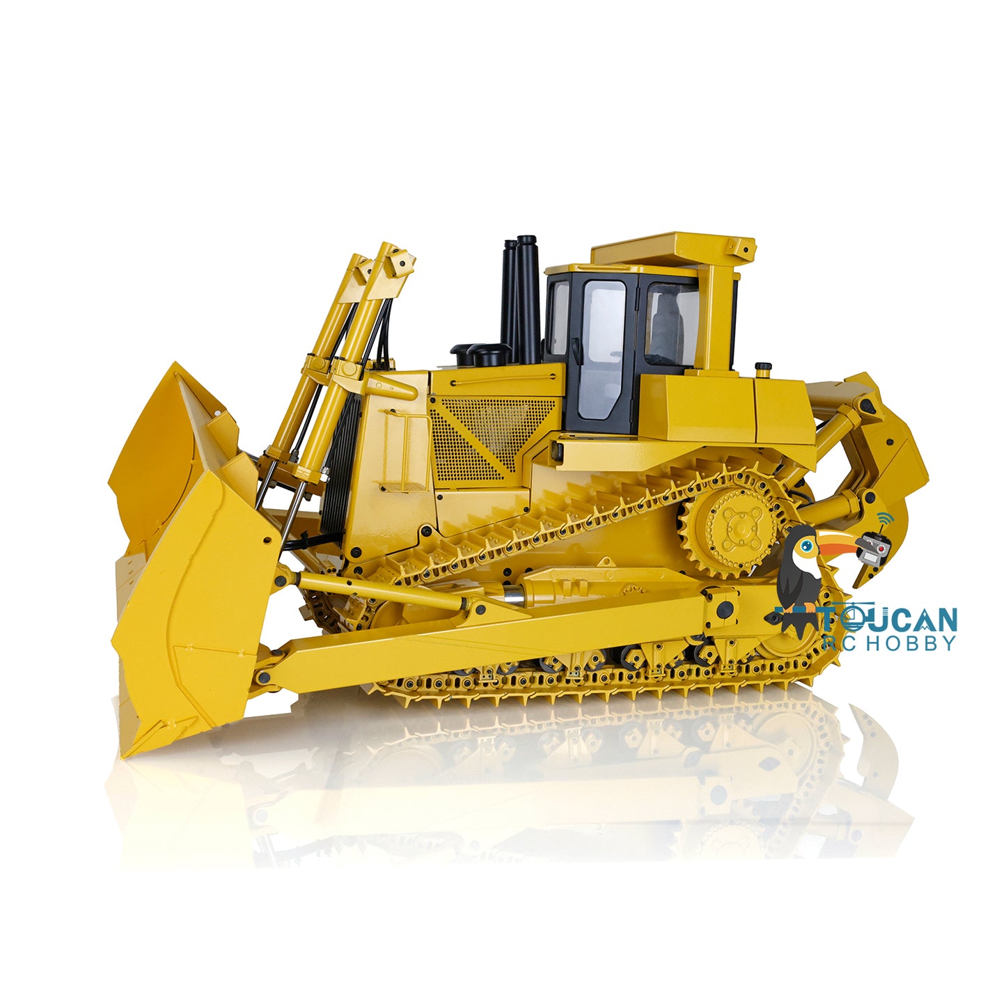 IN STOCK JDModel DXR2 Metal 1/14 Scale RC Hydraulic Bulldozer Remote Controlled Heavy-duty Dozer Earth Moving Machine New Sound Simulation Heavy Vehicle Model