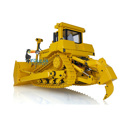 US STOCK Metal 1/14 RC Hydraulic Equipment Radio Controlled Bulldozer DXR2 Dozer New Sound Module Assembled and Painted PNP