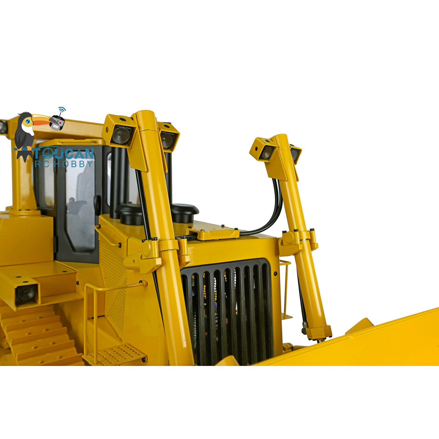 IN STOCK JDModel DXR2 Metal 1/14 Scale RC Hydraulic Bulldozer Remote Controlled Heavy-duty Dozer Earth Moving Machine New Sound Simulation Heavy Vehicle Model