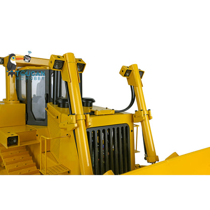 JDModel DXR2 Metal 1/14 RC Hydraulic Bulldozer Remote Controlled Heavy-duty Dozer W/ 201 Sound System