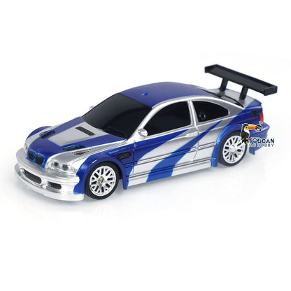 US STOCK RC 1/43 Scale Ready to Go Race Car Remote Control Drift Car 4WD Mini Toy Lights