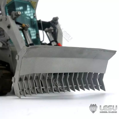 LESU 1/14 Scale Metal Assembled Aoue LT5 Skid-Steer Loader Radio Control Tracked Dozer Blade Openable Bucket Gripper Hay Clamp