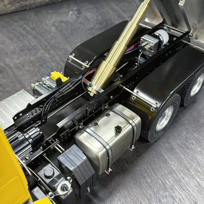 3348 Metal Chassis RTR 1/14 RC Hydraulic Dumper 2Speed Remote Control Tipper Car NO Lock Differential Light Sound Radio Battery