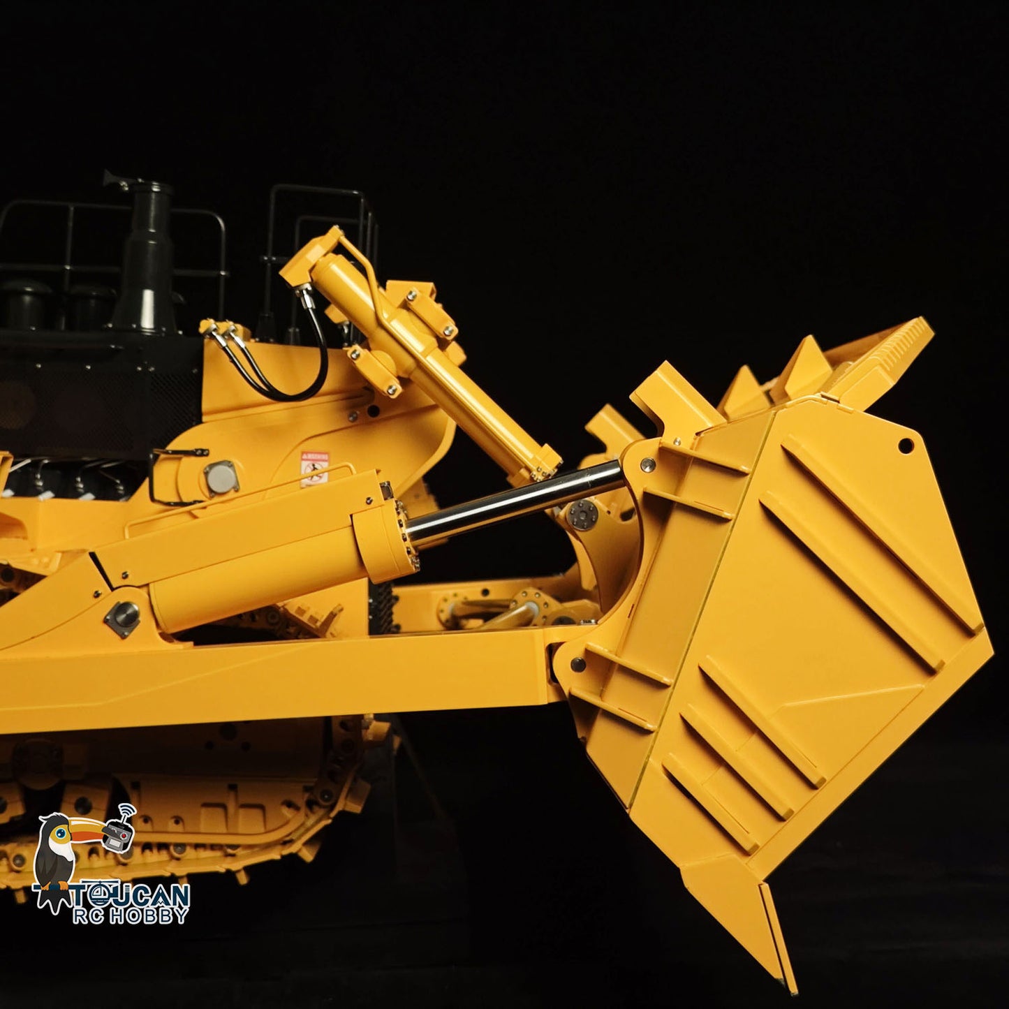 Metal JDMODEL 1/14 RC Hydraulic Bulldozer 575 Huge Dozer Heavy Machine Frsky X14 Radio RTR Mix Controlled Car Upgrade Smoking