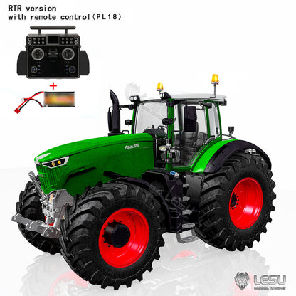 4WD Brand New LESU AOUE 1050 1/14 Metal Hydraulic RC Tractor Radio Control Vehicle Light Sound 4X4 Emulated Construction Car Hobby Models