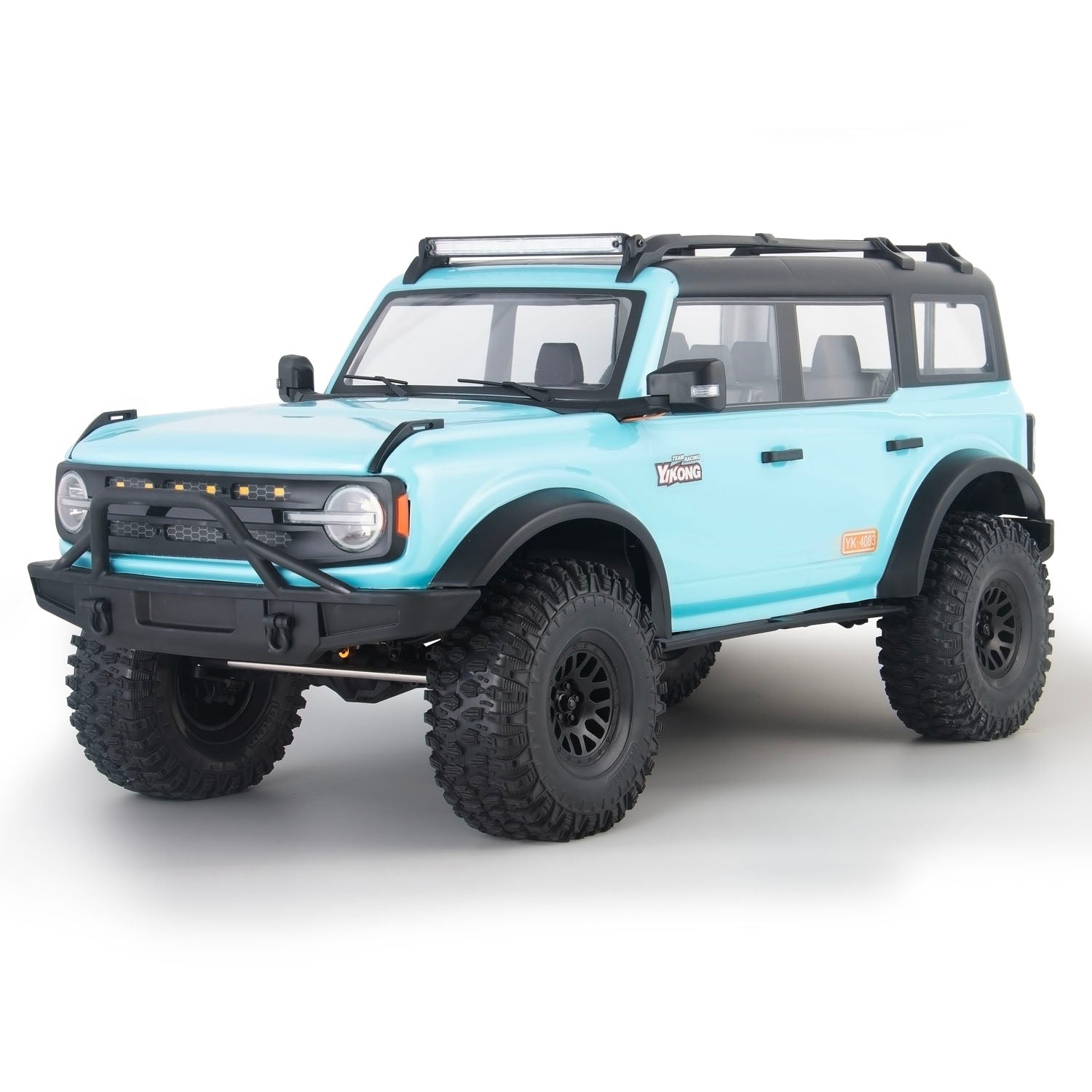 IN STOCK 1/8 YIKONG YK4083 V3 RC Crawler Climbing Car 4WD Remote Control  Off-road Vehicle Servo Motor ESC Hobby Model Electric Machine - Sky Blue