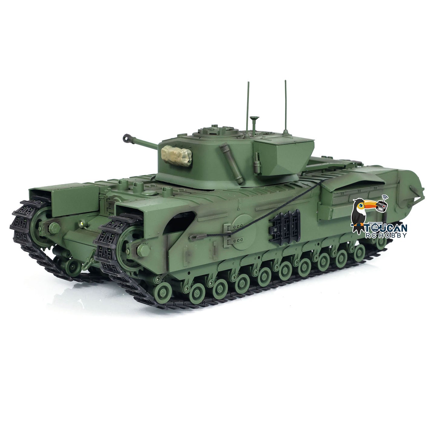 US STOCK 1/16 Tongde RC Battle Tank Churchill Mk.VII Electric Infantry Fighting Vehicles