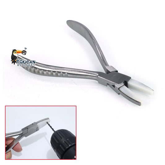 US STOCK Metal Flat Nose Pliers for Oil Tube RC Hydraulic Excavator Cars Trucks Loader