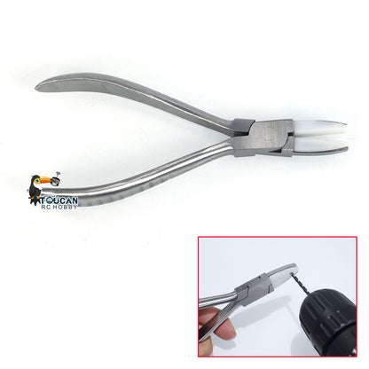 US STOCK Metal Flat Nose Pliers for Oil Tube RC Hydraulic Excavator Cars Trucks Loader