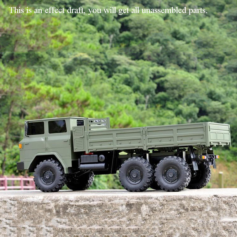 CROSS RC Model 1/12 Scale XC6-F Military Truck Off Road Car 6*6 KIT 660*253*252MM Motor Light Sound System Tent