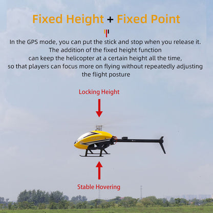 TOUCAN RTF FW450L V2.5 RC Helicopter Radio Control Smart Drone GPS One Key Return Hover 54*25*14CM EEP Carrying Case