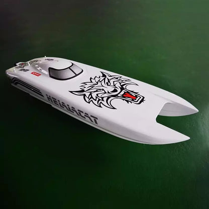 E51 Painted 2.4Ghz Electric Catamaran PNP RC Boat Racing Kevlar Dual Motor Servo ESC Mount High Speed 1300mm*360*220mm 100km/h DIY