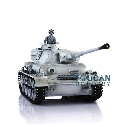 Henglong 1/16 7.0 Radio Control Tank 3859 RC Plastic German Panzer IV F2 w/ 360Degrees Rotating Turret Steel Gearbox Infrared Battle Sys