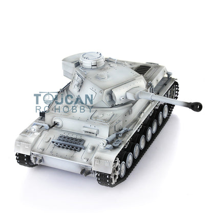 Henglong 1/16 7.0 Radio Control Tank 3859 RC Plastic German Panzer IV F2 w/ 360Degrees Rotating Turret Steel Gearbox Infrared Battle Sys