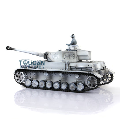 Henglong 1/16 7.0 Radio Control Tank 3859 RC Plastic German Panzer IV F2 w/ 360Degrees Rotating Turret Steel Gearbox Infrared Battle Sys