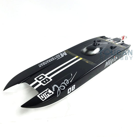 US STOCK E32 Fiber Glass Catamaran Black Electric Racing PNP RC Boat W/ Motor Servo ESC Radio Control Model