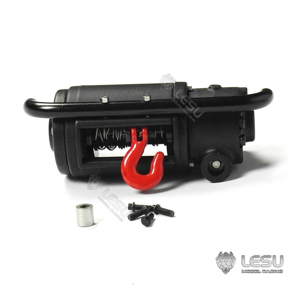 LESU RC Off-Road Truck Rubber Tyres Metal Carriage Wheel Hubs Battery Box for 1/10 Scale 4x4 U406 Remote Controlled Car