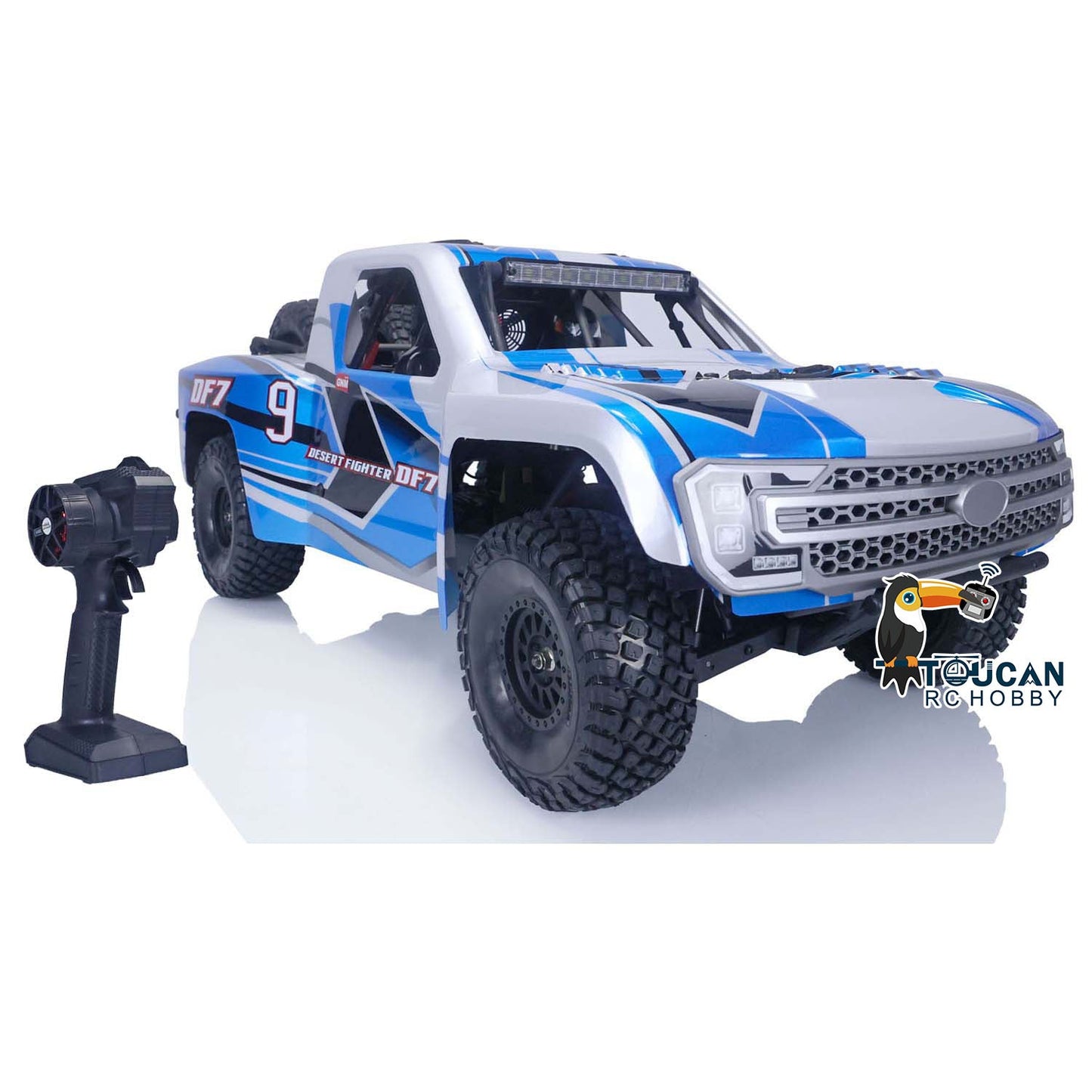 YIKONG DF7 V2 1/7 RC Car 4WD Remote Control Desert Crawler Painted Assembled Off-road Vehicles Motor Servo ESC Hobby Model