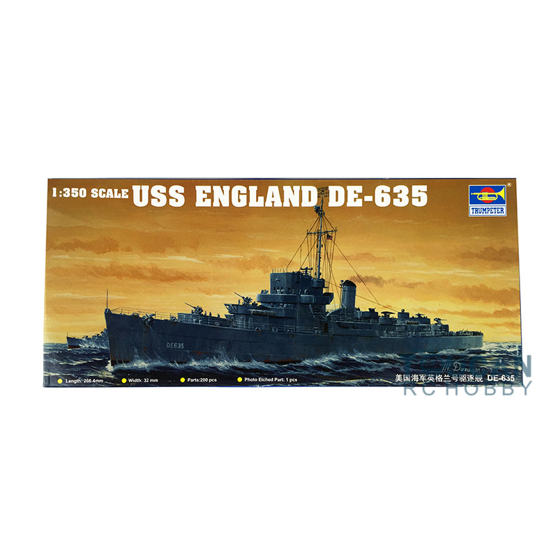 US STOCK Trumpeter 05305 1/350 USS Destroyer Escort England DE-635 Sta ...