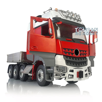 LESU 1/14 8*8 Tractor Truck RC Model Metal Chassis W/ Servo Motor Hopper Light & Sound & Battery & Radio System & Charger