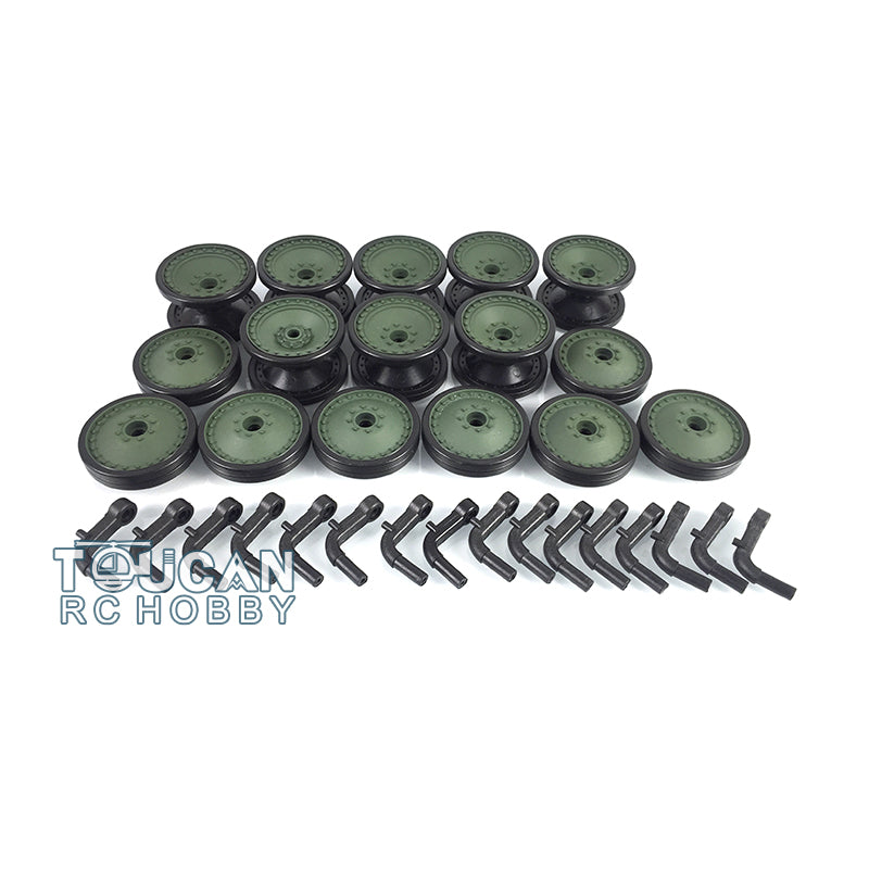 Plastic Idlers Road Wheels Sprockets Tracks for Henglong 1/16 Scale Jadpanther 3869 Panther G 3879 RC Tank Model