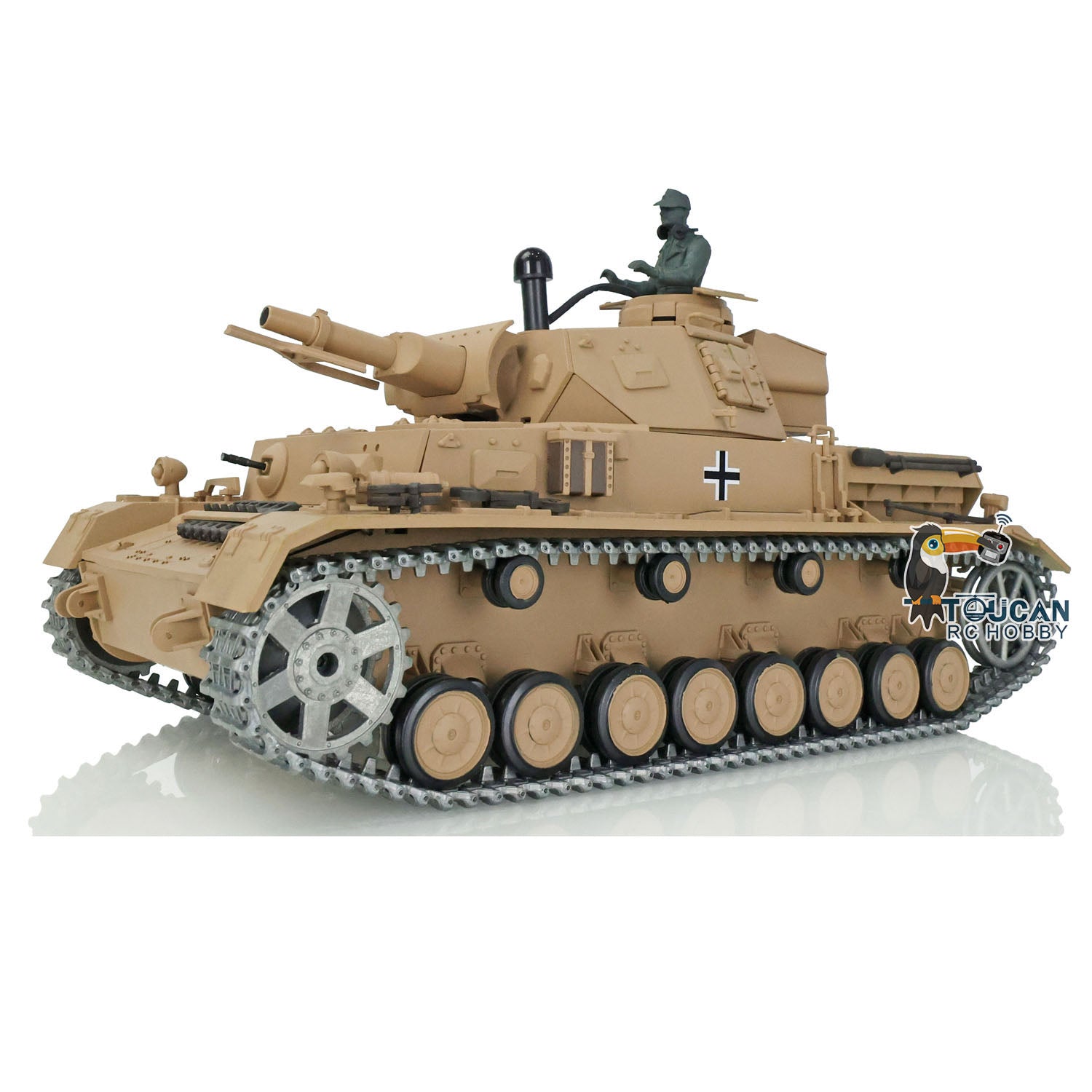 US Stock Henglong 1/16 TK7.0 Receiver Upgraded German Panzer IV F