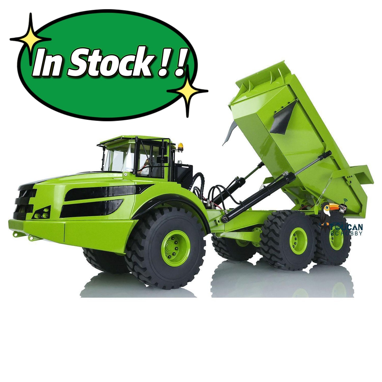 US STOCK 1:14 Scale A40G Dump 6*6 Metal Hydraulic Lifting RC Articulated Truck Dumper Tipper RTR MODEL Ready To Go Fast Shipment